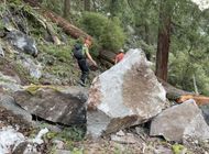 Large Rockfall Closes Section of John Muir Trail