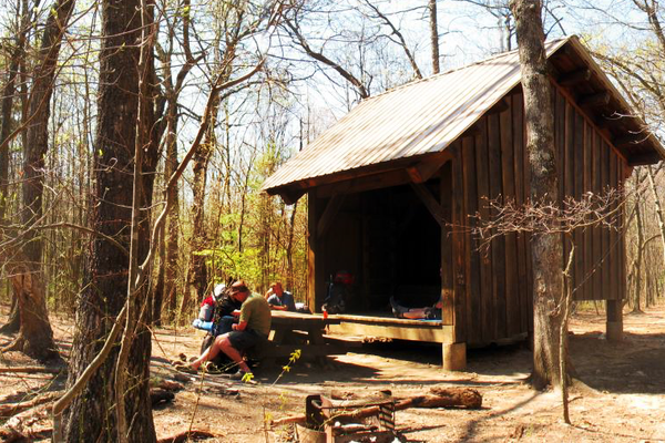 Hawk Mountain Shelter: The place people forget to hike out trash.