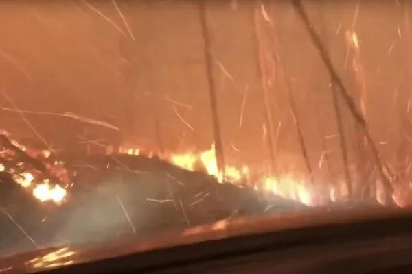 Hikers Survive Driving Through Vicious Wildfire in Glacier National Park