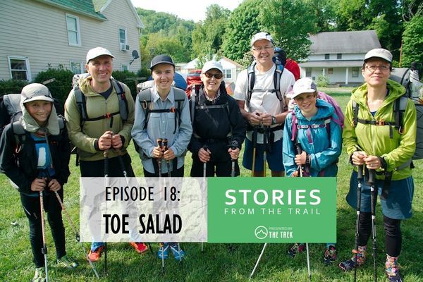 Episode 18: Family Hiking with Shoe Expert Damien Tougas (aka “Toe Salad”)