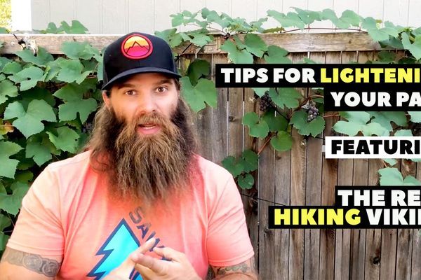 Tips for Lightening Your Pack Featuring The Real Hiking Viking