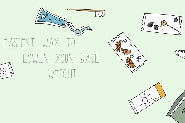 The Easiest Way to Lower Your Base Weight