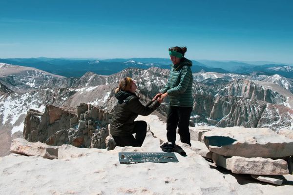 Meet the Thru-Hiking Couple Who Got Engaged on the PCT