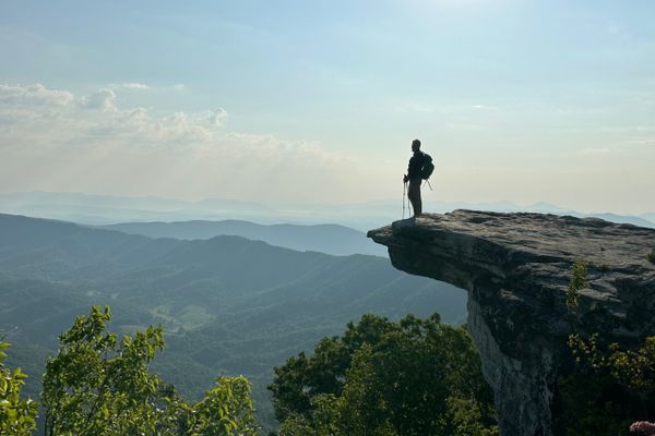 Day 55: McAfee’s Knob and a Bear – Does it Get Any Better?