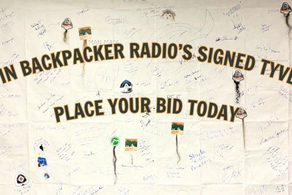 Backpacker Radio’s Signed Tyvek: Autographs from Backpacking’s Biggest Names