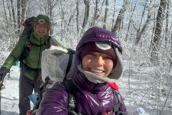 Day 7.. hit 100th mile on AT, cold morning turned to beautiful day