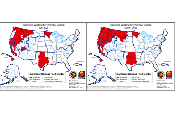 2025 Likely To Be a Heavy Wildfire Season in North America, Federal Officials Warn