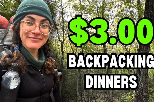 6 EASY and HEALTHY Backpacking Meals – $3 Dinners!