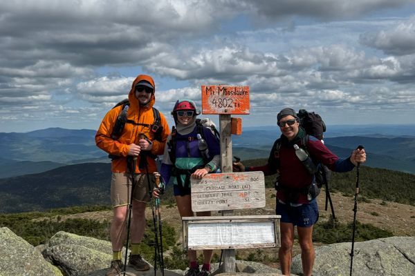 Days 93-95, wet conditions before entering the Gateway to the Whites