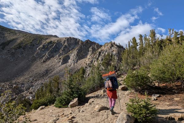 Day 8 on the Tahoe Rim Trail: Walking downhill is just as hard, but Chinese food makes things better
