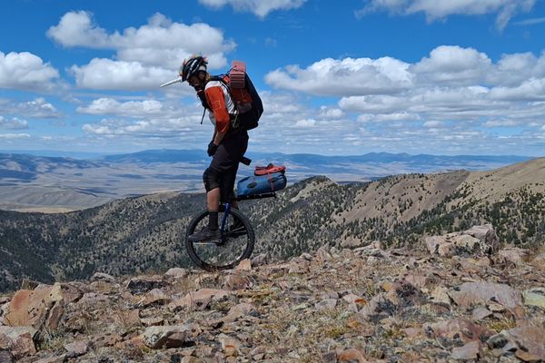 Meet the Adventurer Who Unicycled the CDT in a Unicorn Helmet